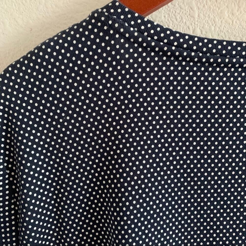 Tommy Hilfiger Plus Size Polka Dot Blue Tee Classic Tee T-Shirt Trendy Basic 2X - Picture 6 of 7